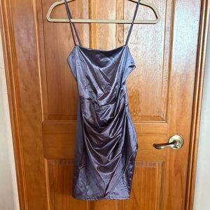 Windsor Deep Purple Satin Dress